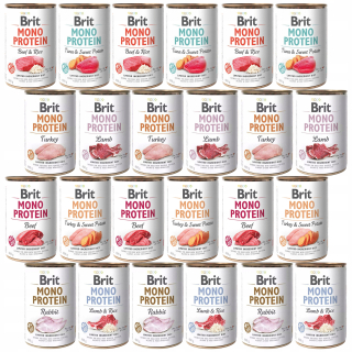 Brit mokré krmivo mix príchutí 9,6 kg